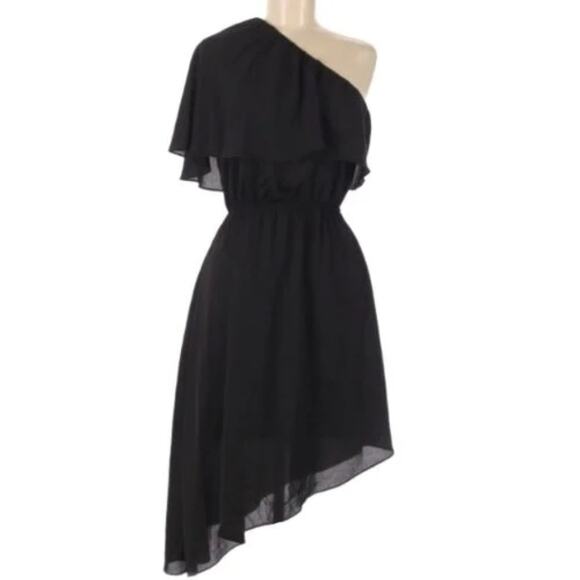 Charles Henry One Shoulder Asymmetrical Dress M - Picture 2 of 4